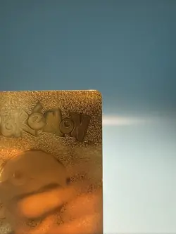 Pokemon Pikachu Mega Charizard Y Tag Cosplay Poncho Gold Foil Fan Art Card TCG - Image 2