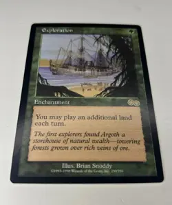 EXPLORATION Urzas Saga ENG Magic The Gathering Vintage Magic Card 1998 WotC-NM - Image 2