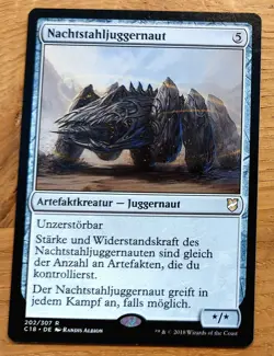 MTG Magic: Nachtstahljuggernaut / Darksteel Juggernaut, DEUTSCH, Nearmint - Image 1