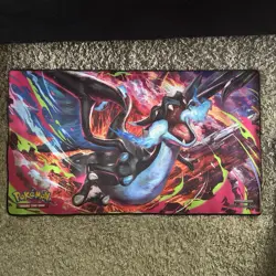Pokemon Phantasmal Flames & Charizard MEGA X UPC 4x Playmat 2 And 2 Diff Ones - Image 4