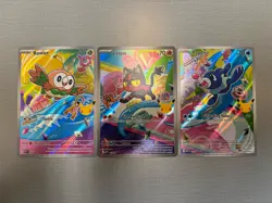Pokemon 2026 First Partners Illustration Collection Promo Alola Starters - Image 1