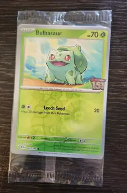 Bulbasaur Promo 001/165 Reverse Holo Best Buy Exclusive Card - Image 1