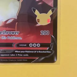 Pokemon TCG Lance's Charizard V SWSH133 Celebrations Black Star Promo - NM - Image 4