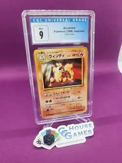 Pokemon Arcanine Japanese CD Promo CGC Graded 9 Vintage Rare *CCGHouse* - Image 3