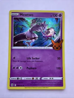 2022 | Pokemon | Mewtwo Holo #056/172 | Trick or Trade Series | Stamped | TCG - Image 1