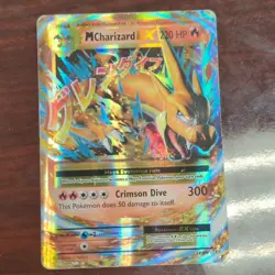 Pokemon MCharizard EX Ultra Rare Full Art Holo 13/108 Evolutions Mega HP220 - Image 1