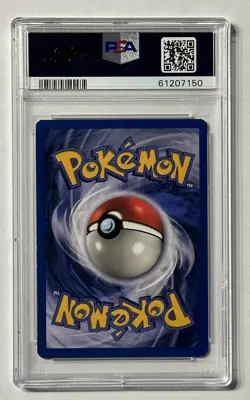 1999 Pokemon Jungle #51 Rhyhorn 1st Edition PSA 8 NM - MT - Image 2