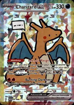 Pokemon Holographic Derpy Fan Art Series Charizard EX - Image 1