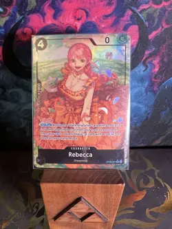 Rebecca One Piece TCG Awakening of the New Era OP05-091 Alt Art Super Rare - Image 1