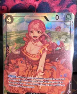 Rebecca One Piece TCG Awakening of the New Era OP05-091 Alt Art Super Rare - Image 2