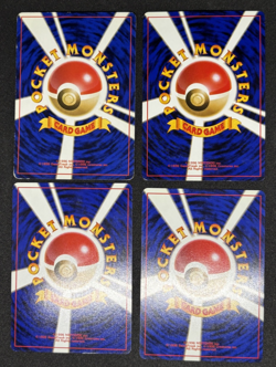 Normal Card Set of 4 Japanese Pokemon Card Old Back Jynx, etc. - Image 2