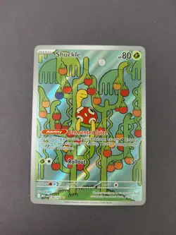 Pokemon Shuckle 136/132 Me01: Mega Evolution Basic Ability Holo Card TCG B - Image 1