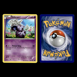 6x Nidoran Female Lot 40.0 Black White Plasma Freeze Pokemon Cards Collection - Image 3