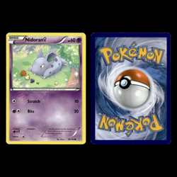 6x Nidoran Female Lot 40.0 Black White Plasma Freeze Pokemon Cards Collection - Image 5