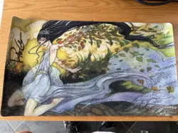 Rebecca Guay Signed Playmat Channel Magic The Gathering - Image 1