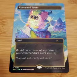 1x Command Tower, Confetti Foil, Secret Lair Furby - 7067, Magic MTG NM - Image 1