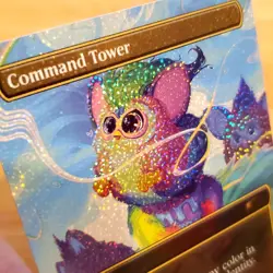 1x Command Tower, Confetti Foil, Secret Lair Furby - 7067, Magic MTG NM - Image 2