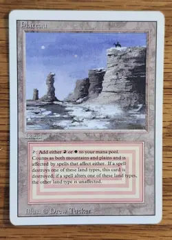 MTG Plateau Dual Land, Revised Edition, NM/LP Condition - Image 3