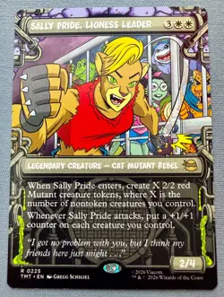 Sally Pride, Lioness Leader #225 (Showcase) Regular - MTG TMT - NM - Image 1