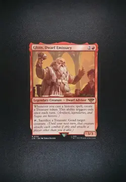 Gloin Dwarf Emissary mtg Rare 0132 Lord Of The Rings Magic: The Gathering - Image 1