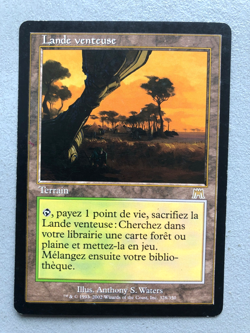 Mtg Carte Magic Onslaught Windswept Heath French LP/MP (B) - Image 1