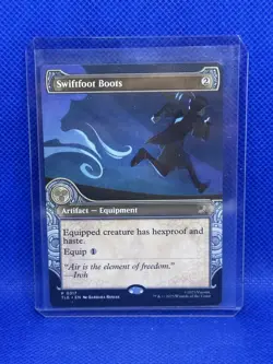 MTG Avatar Swiftfoot Boots Borderless Non-Foil NM/MINT - Image 1