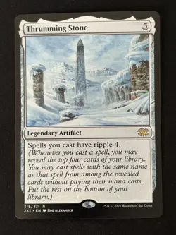 1x MTG Thrumming Stone - Double Masters 2022 (2X2) #315 - Magic the Gathering - Image 1
