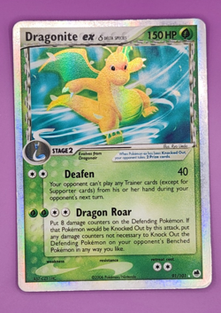 Pokemon TCG Dragonite EX Delta Species Holo Card 91/101 - Image 1
