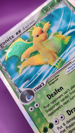 Pokemon TCG Dragonite EX Delta Species Holo Card 91/101 - Image 3