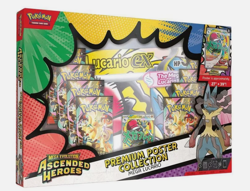 Pokemon Ascended Heroes Mega Lucario Premium Poster Collection IN Hand - Image 1