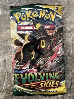 Pokemon Sword & Shield Evolving Skies Booster Pack - Factory Sealed Umbreon! - Image 1