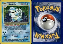 BLASTOISE 2/130 HOLO RARE BASE SET 2 POKEMON HOLO HP - Image 1