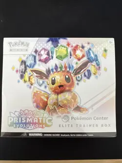 Prismatic Evolutions Pokemon Center Elite Trainer Box ETB - Sealed - Image 1