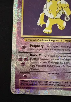 2002 Hypno Legendary Reverse Holo 25/110 Pokemon - Image 5