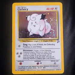 Clefairy 6/130 (MP) Holo | Base Set 2 | Pokemon TCG (027) - Image 1