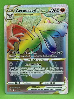 Aerodactyl VSTAR 199/196 - NM - Pokemon Lost Origin - Rainbow Secret Rare - Image 1
