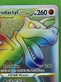 Aerodactyl VSTAR 199/196 - NM - Pokemon Lost Origin - Rainbow Secret Rare - Image 2