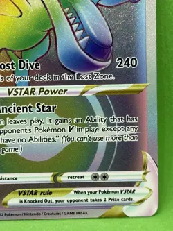 Aerodactyl VSTAR 199/196 - NM - Pokemon Lost Origin - Rainbow Secret Rare - Image 3