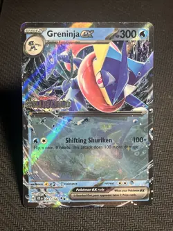 Greninja ex 041/142 NM/M Stellar Crown Stamped Promo Pokemon TCG - Image 1