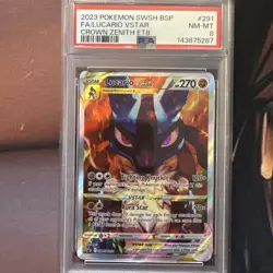 2022 POKEMON JPN SWORD & SHIELD VSTAR UNIVERSE #226 FULL ART/LUCARIO VSTAR PSA 8 - Image 1