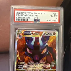 2022 POKEMON JPN SWORD & SHIELD VSTAR UNIVERSE #226 FULL ART/LUCARIO VSTAR PSA 8 - Image 3