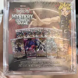 Konami Yu-Gi-Oh! TCG Mystery Power Box Sealed 5 Boosters Sleeve Mystery Items - Image 1