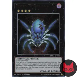 Yugioh Number 70: Malevolent Sin DUSA-EN014 Ultra Rare 1st Edition NM - Image 1