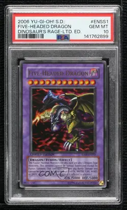 Five-Headed Dragon YuGiOh Dinosaur's Rage Structure Deck Special Edition Promo - Image 1