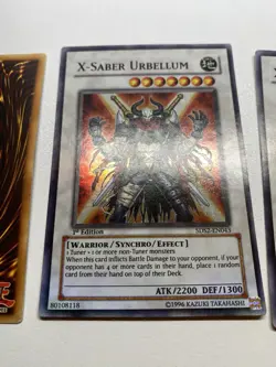 Yu-Gi-Oh! X3 X-Saber Urbellum Super Rare 1st Edition 5DS2-EN043 HP - Image 4
