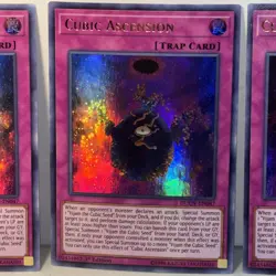 Cubic Ascension DUOV-EN047 x3 1st Edition Ultra Rare Playset Yugioh TCG - Image 3