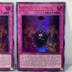 Cubic Ascension DUOV-EN047 x3 1st Edition Ultra Rare Playset Yugioh TCG - Image 4