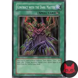 Yugioh Contract with the Dark Master DR1-EN249 Common NM - Image 1