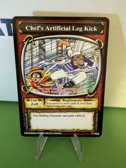 Chef’s Artificial Leg Kick One Piece CCG The Quest Begins TE063 LP/NM Rare - Image 1