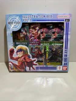 One Piece Card Game Illustration Box Vol. 3 - Box IB03 New Sealed TCG Boosters - Image 1